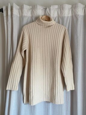 Cashmere Turtleneck Sweater - Cream